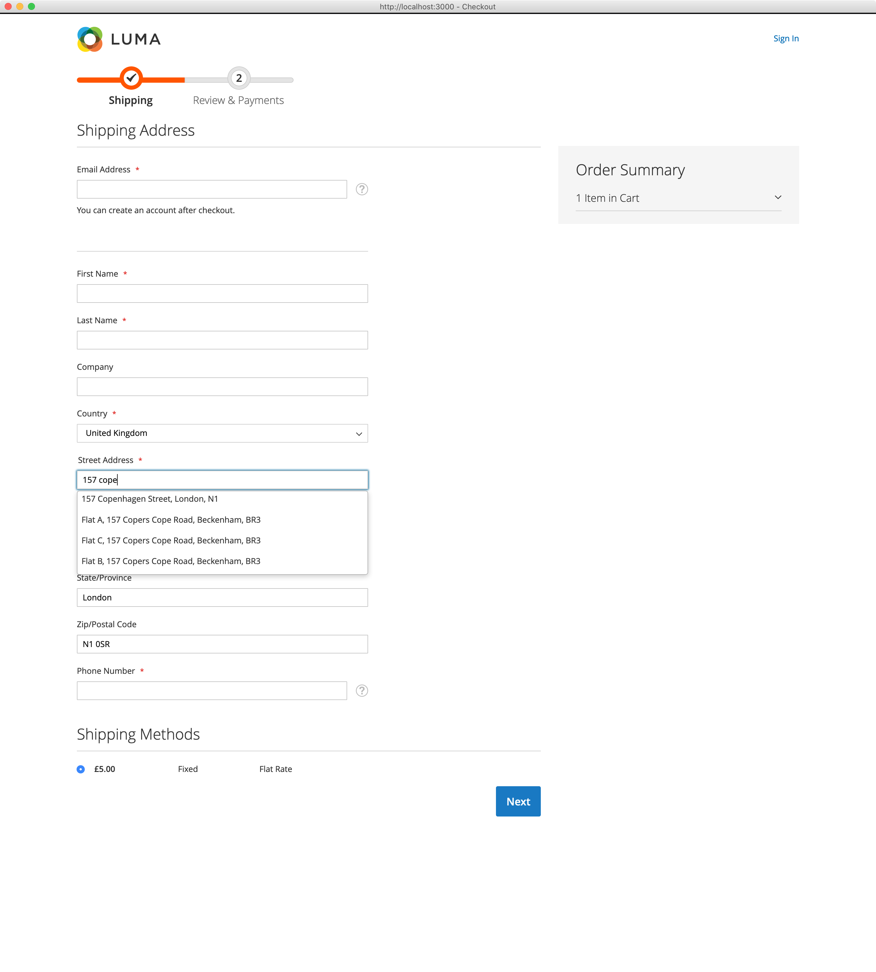 IdealPostcodes Address Postcode Lookup