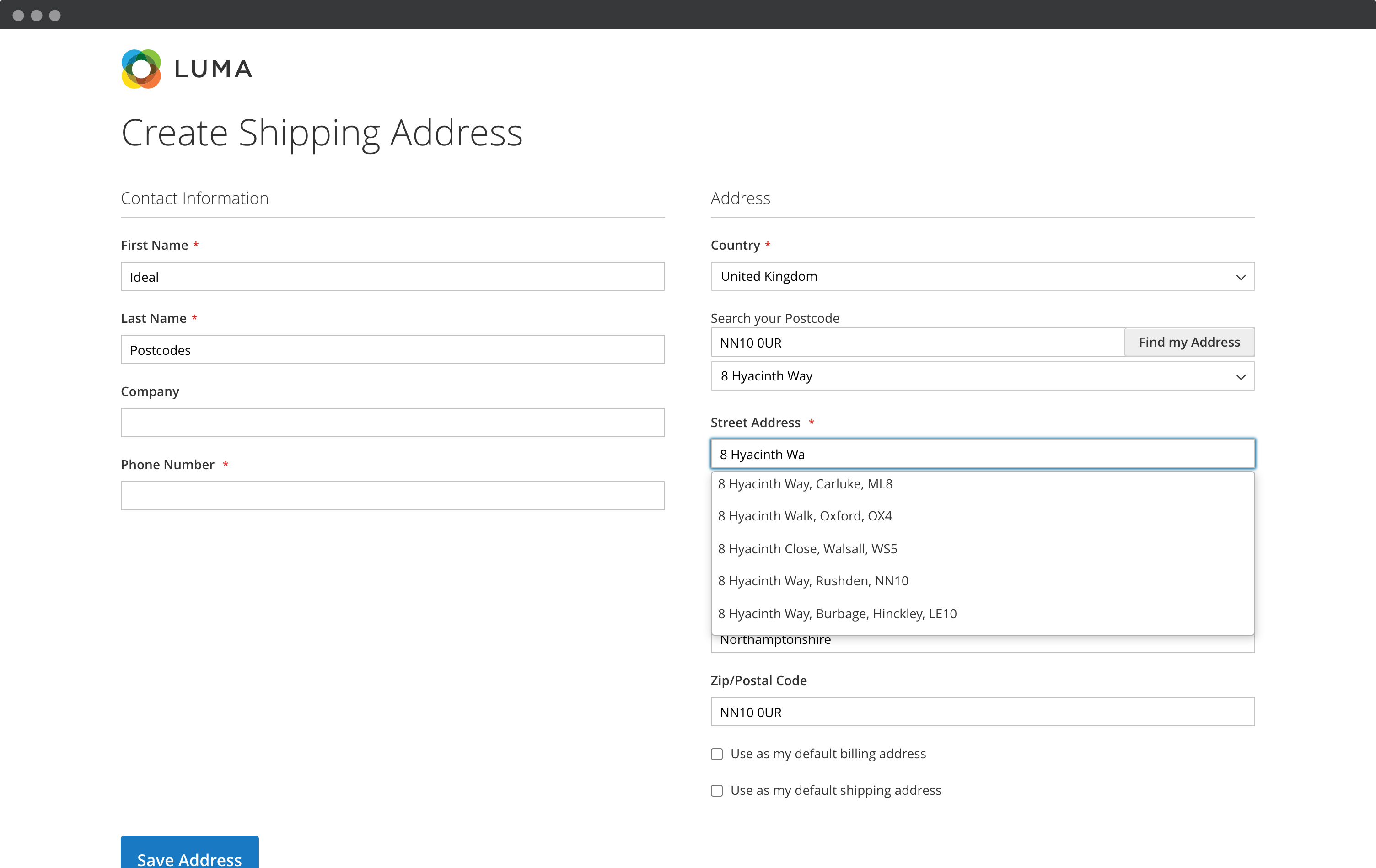 Activate address autocompletion on your address collection forms-screenshot