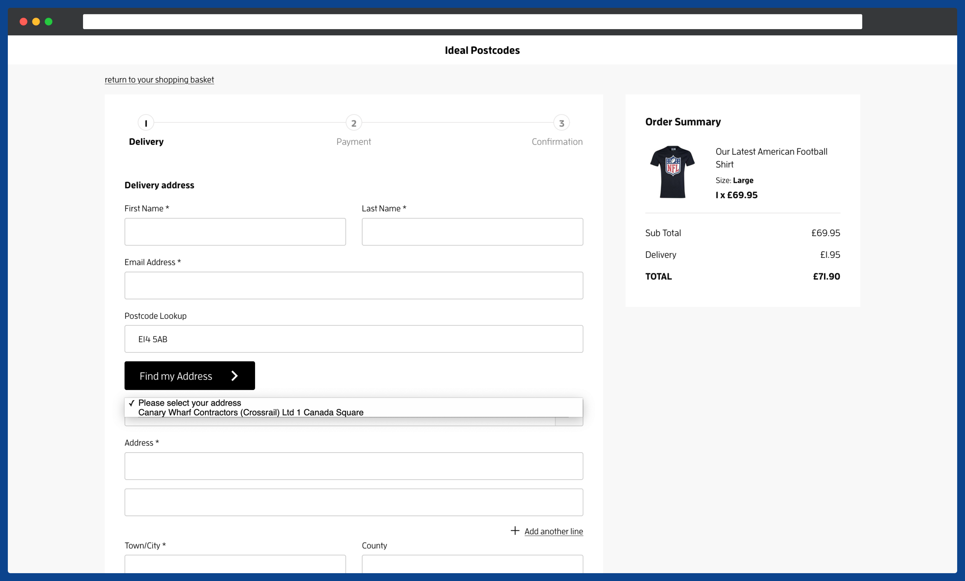 Enable Postcode Lookup on your checkout pages-screenshot